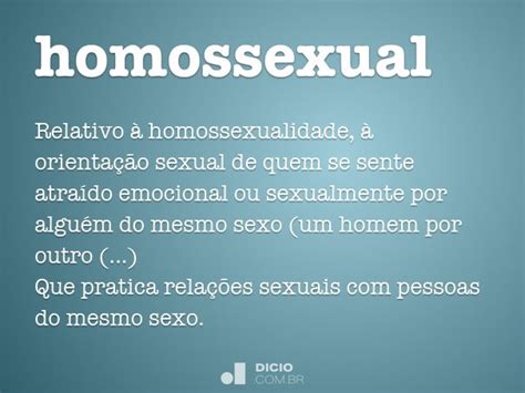 homosexual|Homossexual: O que é, significado